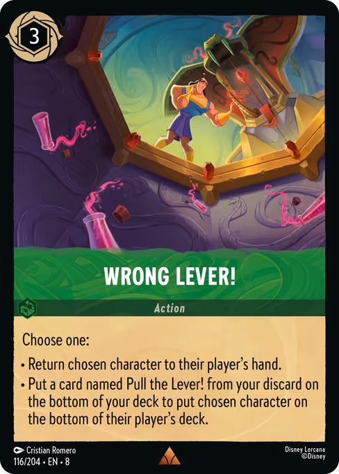 Wrong Lever! Wrong Lever!