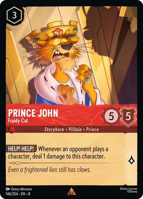 Prince John - Fraidy-Cat
