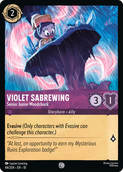 Violet Sabrewing - Senior Junior Woodchuck